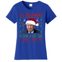 Jingle Joe Biden Xmas Carol Trump Ugly Christmas Sweater Gift Women's T-Shirt