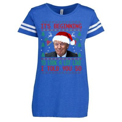 Jingle Joe Biden Xmas Carol Trump Ugly Christmas Sweater Gift Enza Ladies Jersey Football T-Shirt