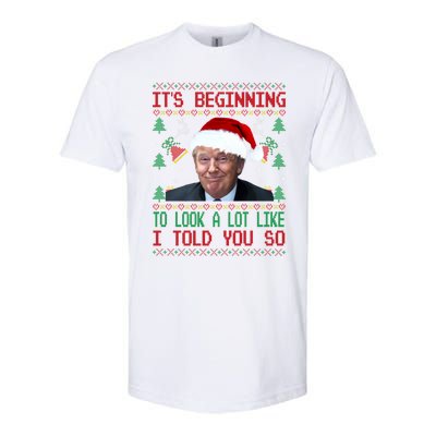 Jingle Joe Biden Xmas Carol Trump Ugly Christmas Sweater Gift Softstyle CVC T-Shirt