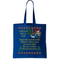 Jingle Joe Biden Xmas Carol Trump Ugly Christmas Sweater Great Gift Tote Bag