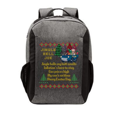 Jingle Joe Biden Xmas Carol Trump Ugly Christmas Sweater Great Gift Vector Backpack