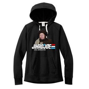 Jhad Joe Biden A Real American Hero Funny Women's Fleece Hoodie