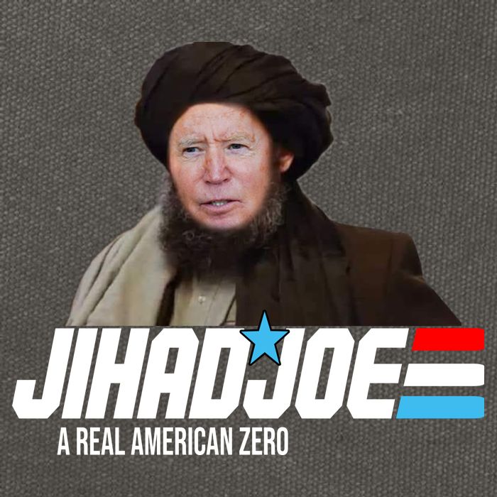 Jhad Joe Biden A Real American Hero Funny Cotton Canvas Backpack