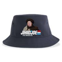 Jhad Joe Biden A Real American Hero Funny Sustainable Bucket Hat