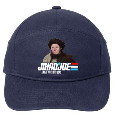 Jhad Joe Biden A Real American Hero Funny 7-Panel Snapback Hat