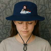 Jhad Joe Biden A Real American Hero Funny Bucket Hat