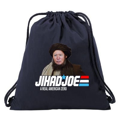 Jhad Joe Biden A Real American Hero Funny Drawstring Bag