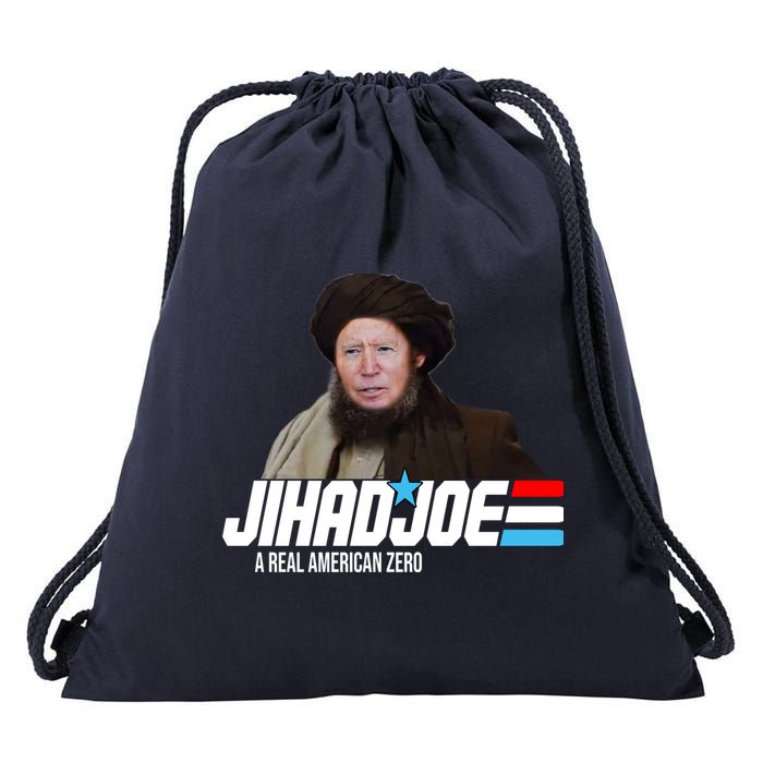 Jhad Joe Biden A Real American Hero Funny Drawstring Bag