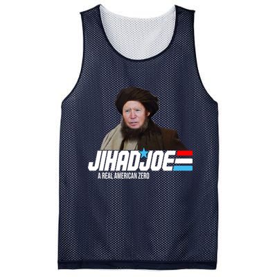 Jhad Joe Biden A Real American Hero Funny Mesh Reversible Basketball Jersey Tank