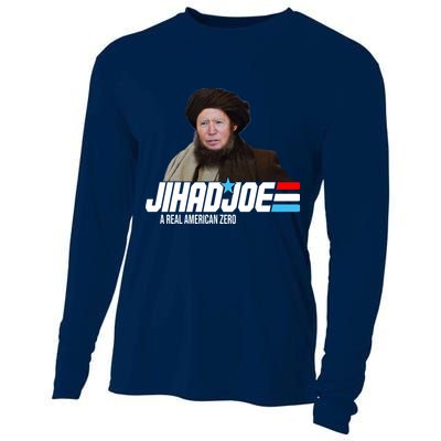 Jhad Joe Biden A Real American Hero Funny Cooling Performance Long Sleeve Crew