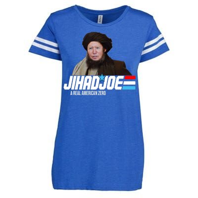 Jhad Joe Biden A Real American Hero Funny Enza Ladies Jersey Football T-Shirt