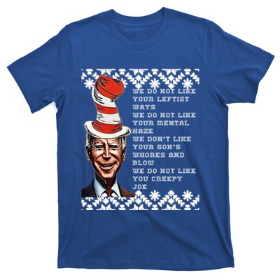 Jingle Joe Biden Xmas Rhyme Trump 1 Ugly Christmas Sweater Gift T-Shirt