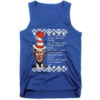 Jingle Joe Biden Xmas Rhyme Trump 1 Ugly Christmas Sweater Gift Tank Top