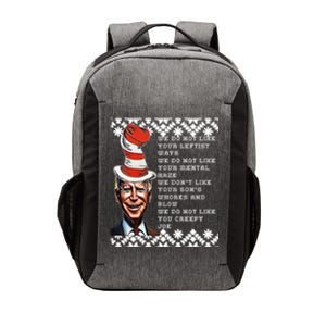 Jingle Joe Biden Xmas Rhyme Trump 1 Ugly Christmas Sweater Gift Vector Backpack