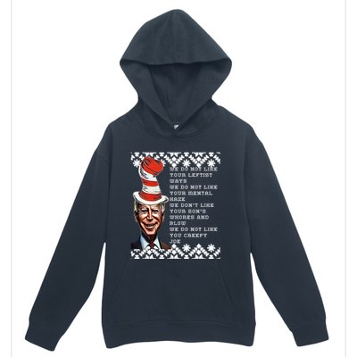 Jingle Joe Biden Xmas Rhyme Trump 1 Ugly Christmas Sweater Gift Urban Pullover Hoodie