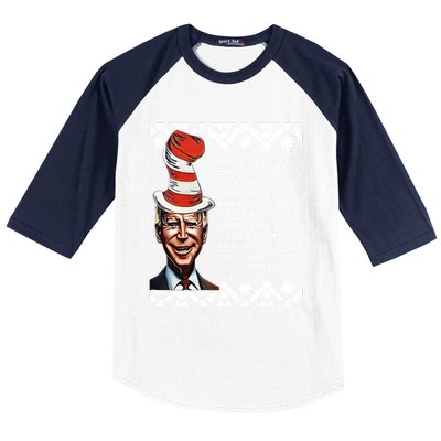 Jingle Joe Biden Xmas Rhyme Trump 1 Ugly Christmas Sweater Gift Baseball Sleeve Shirt