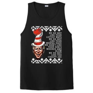 Jingle Joe Biden Xmas Rhyme Trump 12 Ugly Christmas Sweater Gift PosiCharge Competitor Tank