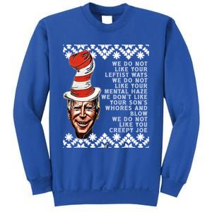 Jingle Joe Biden Xmas Rhyme Trump 12 Ugly Christmas Sweater Gift Sweatshirt