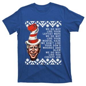 Jingle Joe Biden Xmas Rhyme Trump 12 Ugly Christmas Sweater Gift T-Shirt