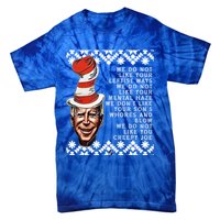 Jingle Joe Biden Xmas Rhyme Trump 12 Ugly Christmas Sweater Gift Tie-Dye T-Shirt