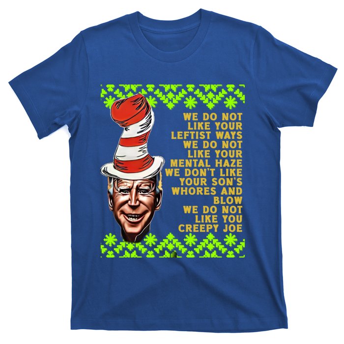 Jingle Joe Biden Xmas Rhyme Trump 31 Ugly Christmas Sweater Gift T-Shirt