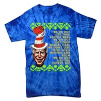 Jingle Joe Biden Xmas Rhyme Trump 31 Ugly Christmas Sweater Gift Tie-Dye T-Shirt