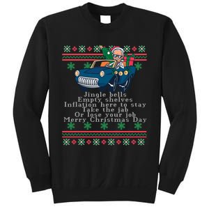 Jingle Joe Biden Funny Santa Trump Ugly Christmas Sweater Sweatshirt