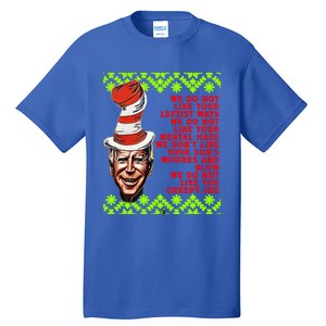 Jingle Joe Biden Xmas Rhyme Trump 36 Ugly Christmas Sweater Gift Tall T-Shirt