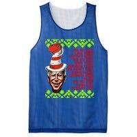 Jingle Joe Biden Xmas Rhyme Trump 36 Ugly Christmas Sweater Gift Mesh Reversible Basketball Jersey Tank