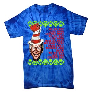 Jingle Joe Biden Xmas Rhyme Trump 36 Ugly Christmas Sweater Gift Tie-Dye T-Shirt