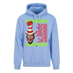 Jingle Joe Biden Xmas Rhyme Trump 36 Ugly Christmas Sweater Gift Unisex Surf Hoodie