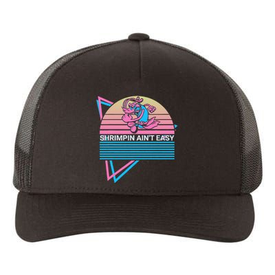 Jiu Jitsu Bjj Retro Shrimpin AinT Easy Yupoong Adult 5-Panel Trucker Hat