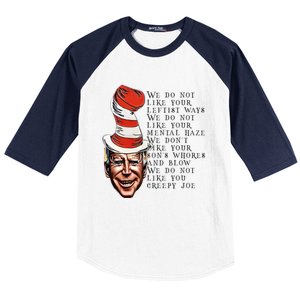 Jingle Joe Biden Xmas Rhyme Trump Ugly Christmas Sweater Gift Baseball Sleeve Shirt