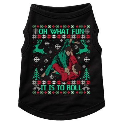Jiu Jitsu Bjj Ugly Christmas Sweater Mma Funny Xmas Sweater Doggie Tank