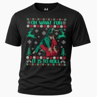 Jiu Jitsu Bjj Ugly Christmas Sweater Mma Funny Xmas Sweater Cooling Performance Crew T-Shirt