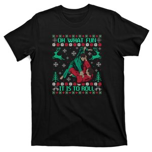 Jiu Jitsu Bjj Ugly Christmas Sweater Mma Funny Xmas Sweater T-Shirt