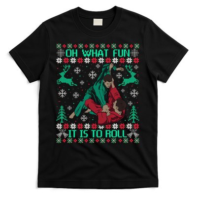 Jiu Jitsu Bjj Ugly Christmas Sweater Mma Funny Xmas Sweater T-Shirt