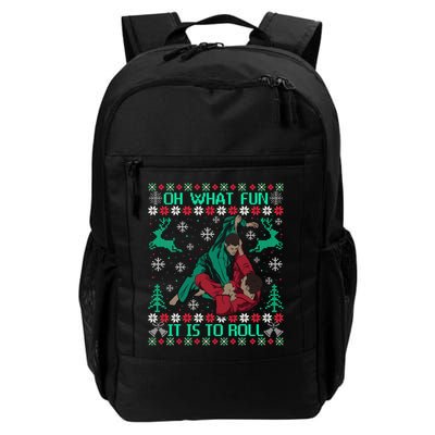 Jiu Jitsu Bjj Ugly Christmas Sweater Mma Funny Xmas Sweater Backpack