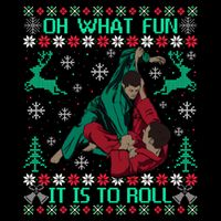 Jiu Jitsu Bjj Ugly Christmas Sweater Mma Funny Xmas Sweater Bucket Hat