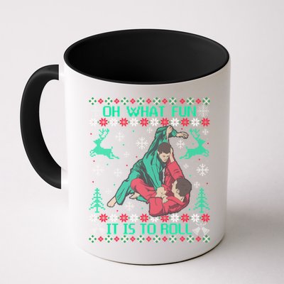Jiu Jitsu Bjj Ugly Christmas Sweater Mma Funny Xmas Sweater Mug