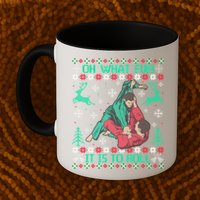 Jiu Jitsu Bjj Ugly Christmas Sweater Mma Funny Xmas Sweater Mug
