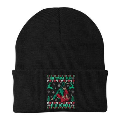 Jiu Jitsu Bjj Ugly Christmas Sweater Mma Funny Xmas Sweater Beanie
