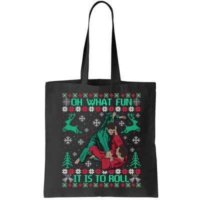 Jiu Jitsu Bjj Ugly Christmas Sweater Mma Funny Xmas Sweater Bag