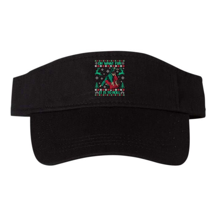 Jiu Jitsu Bjj Ugly Christmas Sweater Mma Funny Xmas Sweater Visor