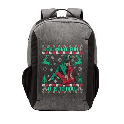 Jiu Jitsu Bjj Ugly Christmas Sweater Mma Funny Xmas Sweater Vector Backpack