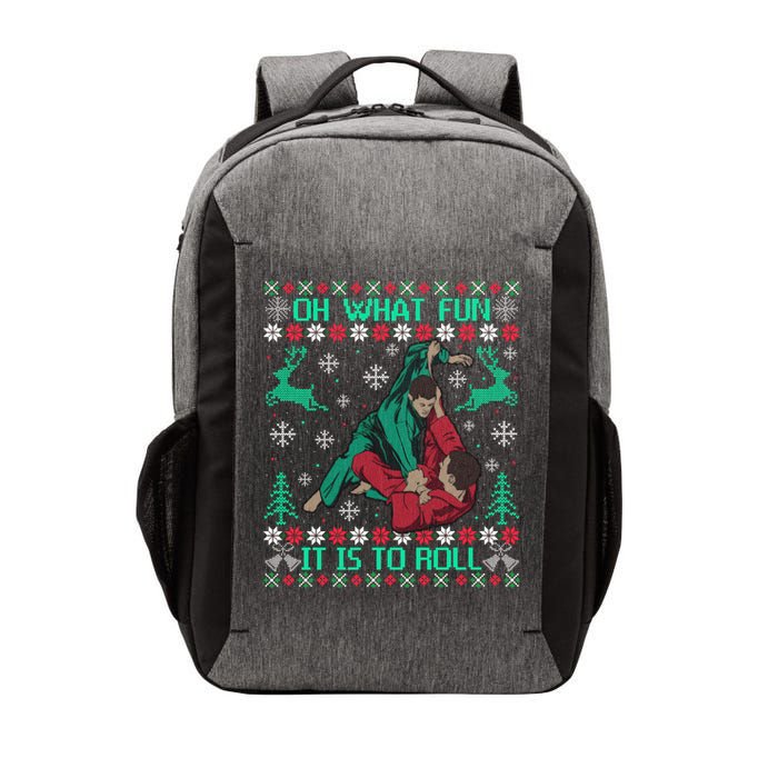 Jiu Jitsu Bjj Ugly Christmas Sweater Mma Funny Xmas Sweater Vector Backpack