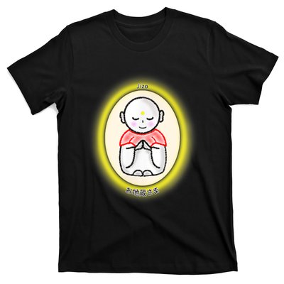 Jizo Japanese Bodhisattva Graphic Design T-Shirt