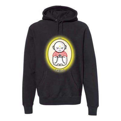 Jizo Japanese Bodhisattva Graphic Design Premium Hoodie