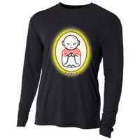 Jizo Japanese Bodhisattva Graphic Design Cooling Performance Long Sleeve Crew