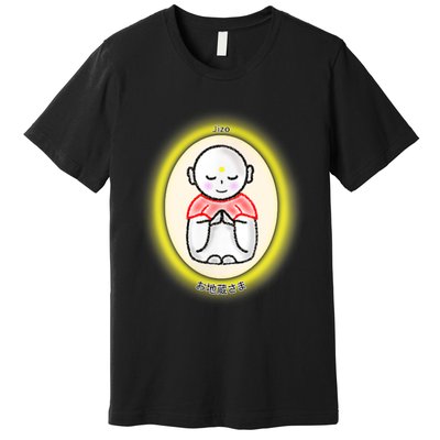 Jizo Japanese Bodhisattva Graphic Design Premium T-Shirt